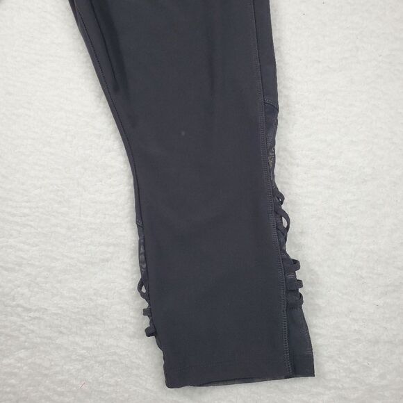 Cali Active Wear Criss Cross Leggings Black Size XL - Picture 8 of 11